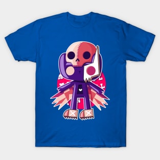 Violet Skull Hat POPO T-Shirt